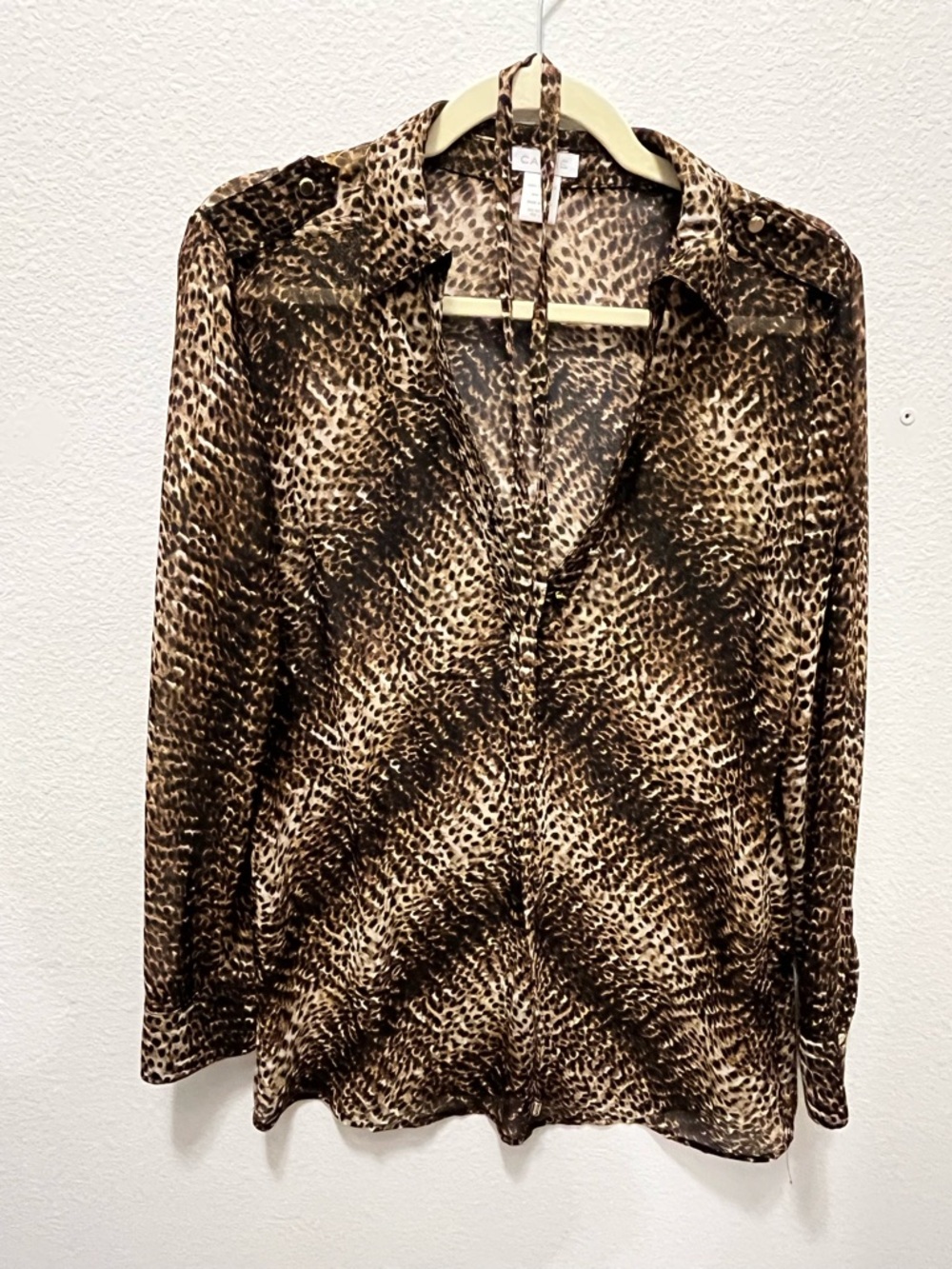 Cache  Animal Print Tunic Blouse - Picture 3 of 6